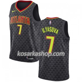 Dres Atlanta Hawks Ersan Ilyasova 7 Nike 2017-18 Crna Swingman